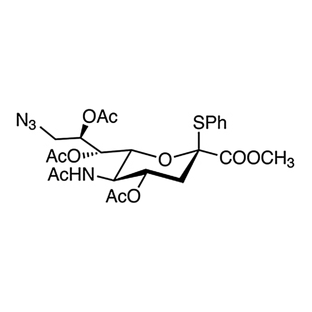 TCI Methyl (Phenyl 5-Acetamido-4,7,8-tri-O-acetyl-9-azido-3,5,9-trideoxy-2-thio-D-glycero-β-D-galacto-2-nonulopyranosid)onate