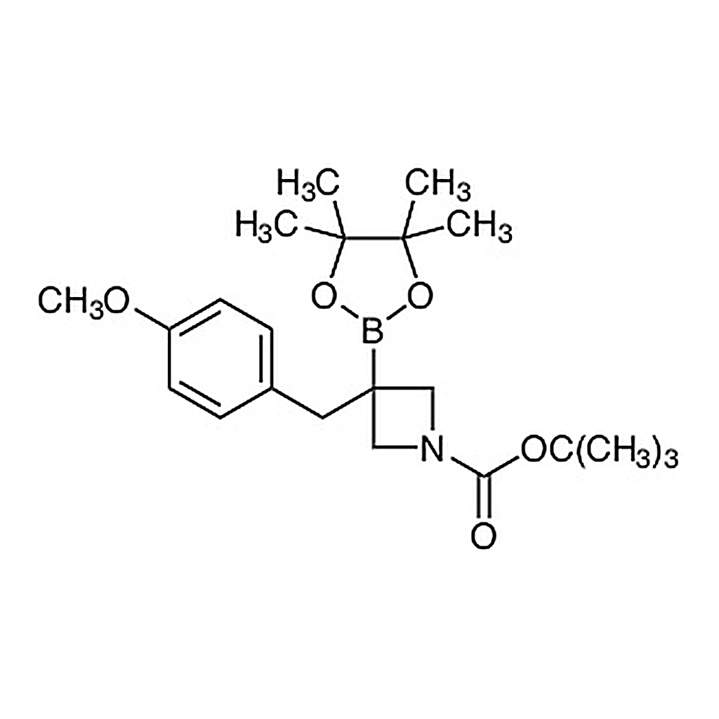 TCI tert-Butyl 3-(4-Methoxybenzyl)-3-(4,4,5,5-tetramethyl-1,3,2-dioxaborolan-2-yl)azetidine-1-carboxylate