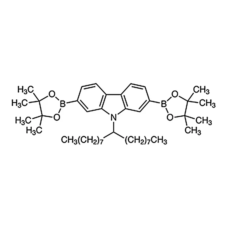 TCI 9-(9-Heptadecanyl)-2,7-bis(4,4,5,5-tetramethyl-1,3,2-dioxaborolan-2-yl)carbazole
