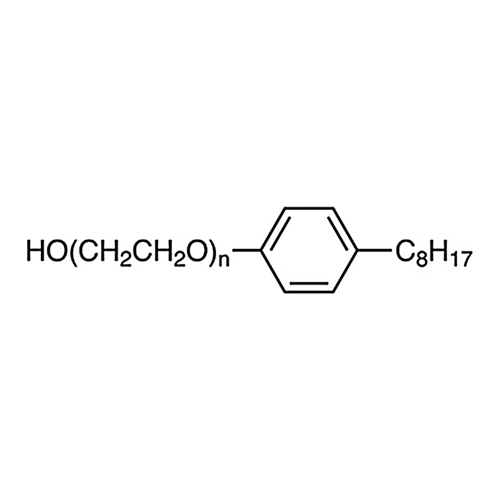 TCI Polyethylene Glycol Mono-4-octylphenyl Ether (n=approx. 10) [for Biochemical Research]