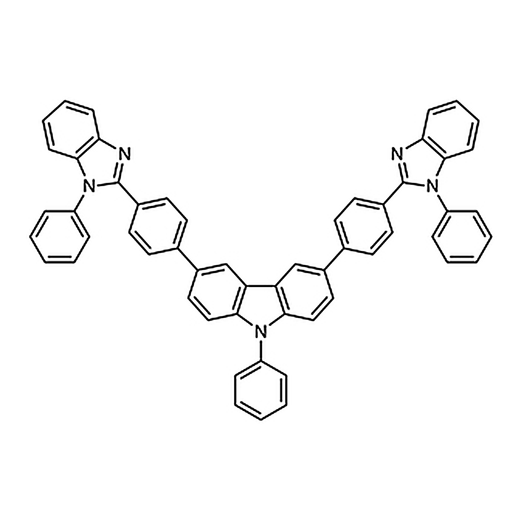TCI 9-Phenyl-3,6-bis[4-(1-phenylbenzimidazol-2-yl)phenyl]carbazole