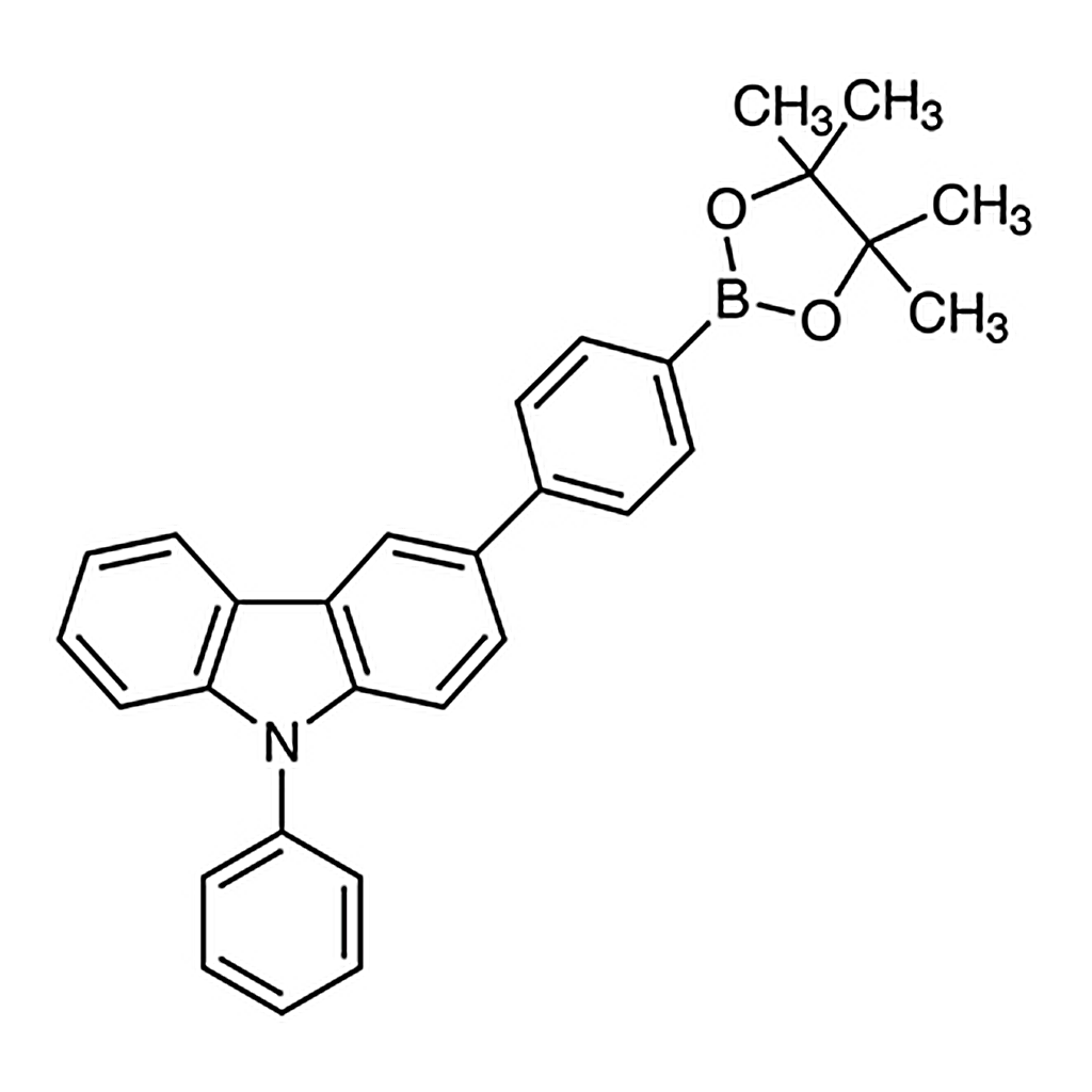 TCI 9-Phenyl-3-[4-(4,4,5,5-tetramethyl-1,3,2-dioxaborolan-2-yl)phenyl]-9H-carbazole