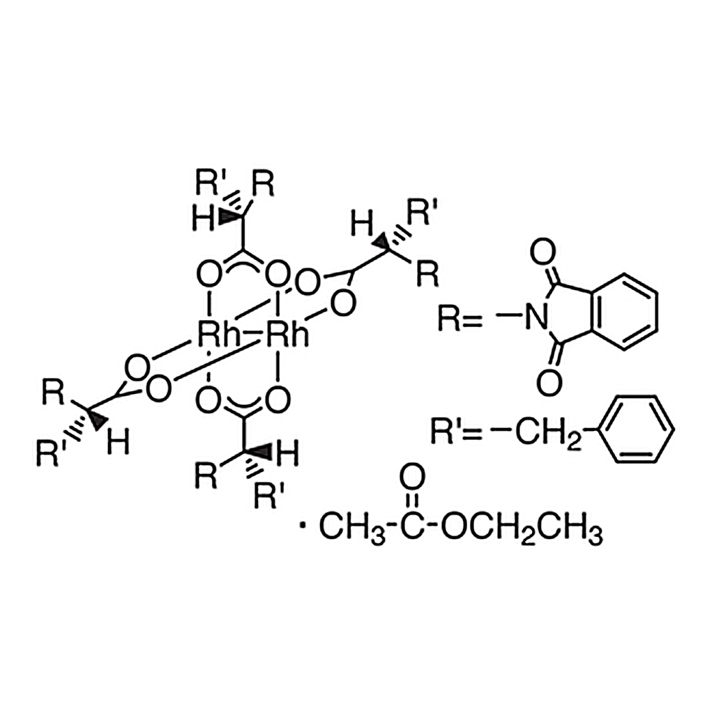 TCI Tetrakis[N-phthaloyl-(S)-phenylalaninato]dirhodium Ethyl Acetate Adduct