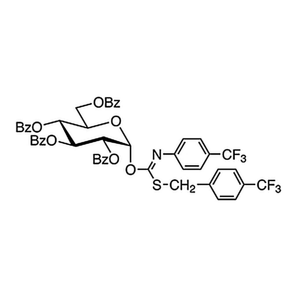 TCI 2,3,4,6-Tetra-O-benzoyl-α-D-glucopyranosyl p-Trifluoromethylbenzylthio-N-(p-trifluoromethylphenyl)formimidate