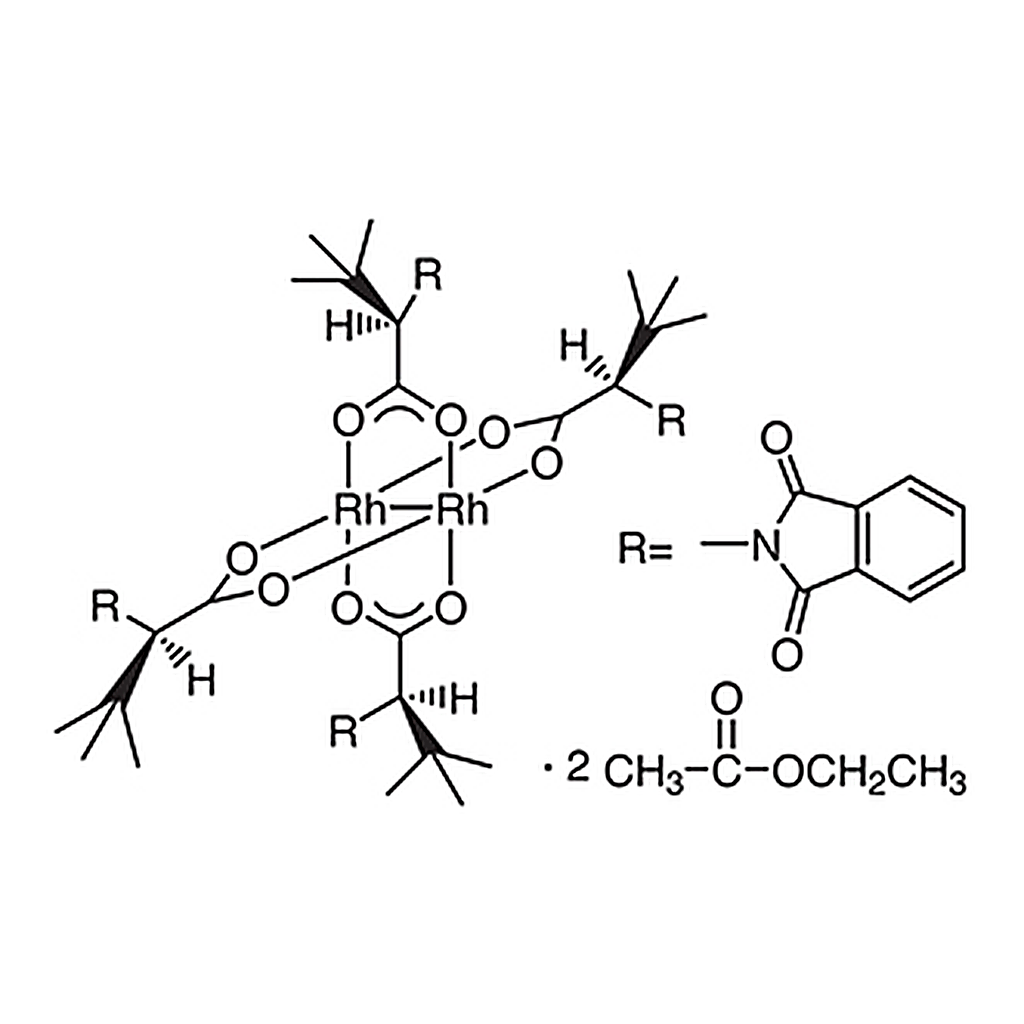 TCI Tetrakis[N-phthaloyl-(R)-tert-leucinato]dirhodium Bis(ethyl Acetate) Adduct