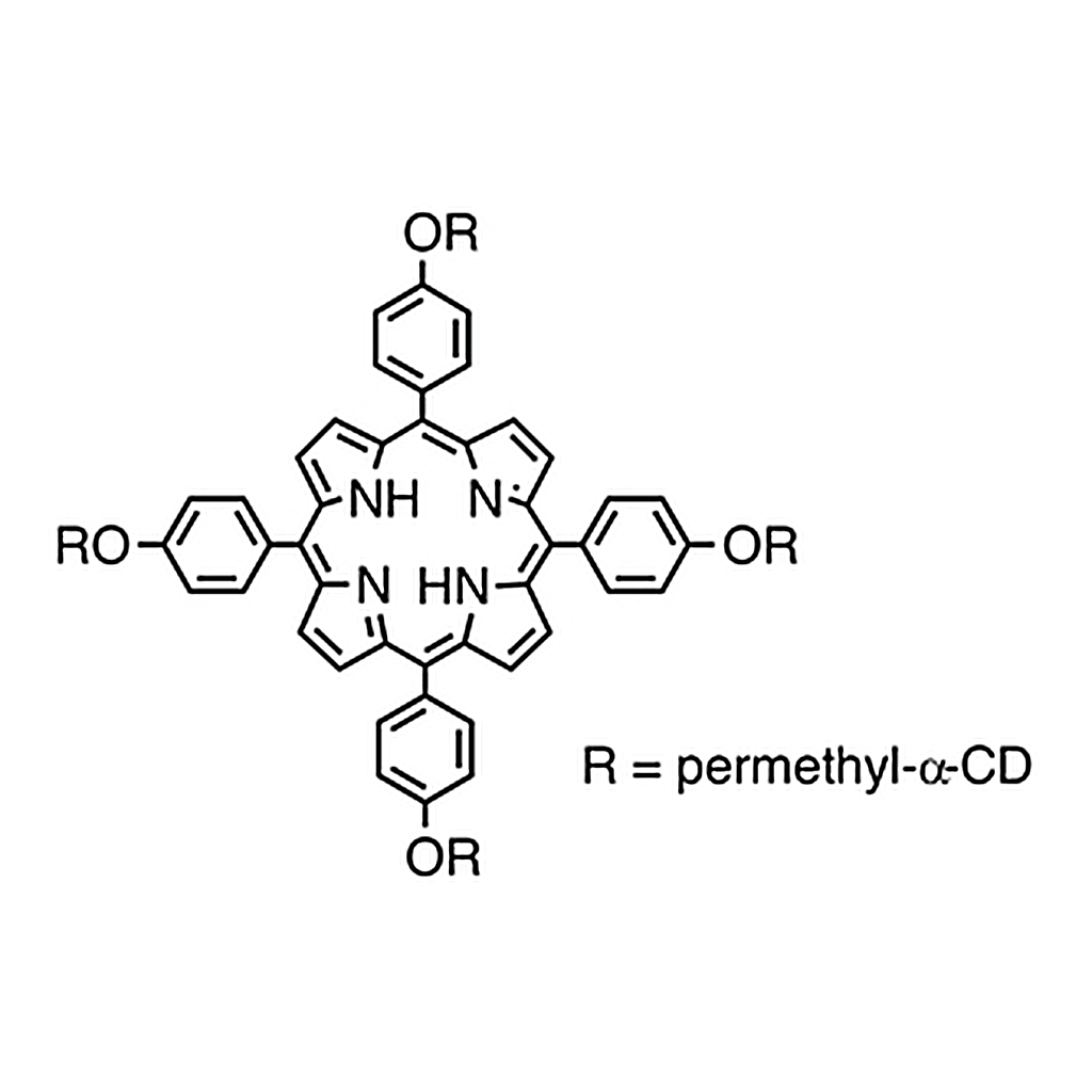 TCI 5,10,15,20-Tetrakis[4-(per-O-methyl-α-cyclodextrin-6-yloxy)phenyl]porphyrin