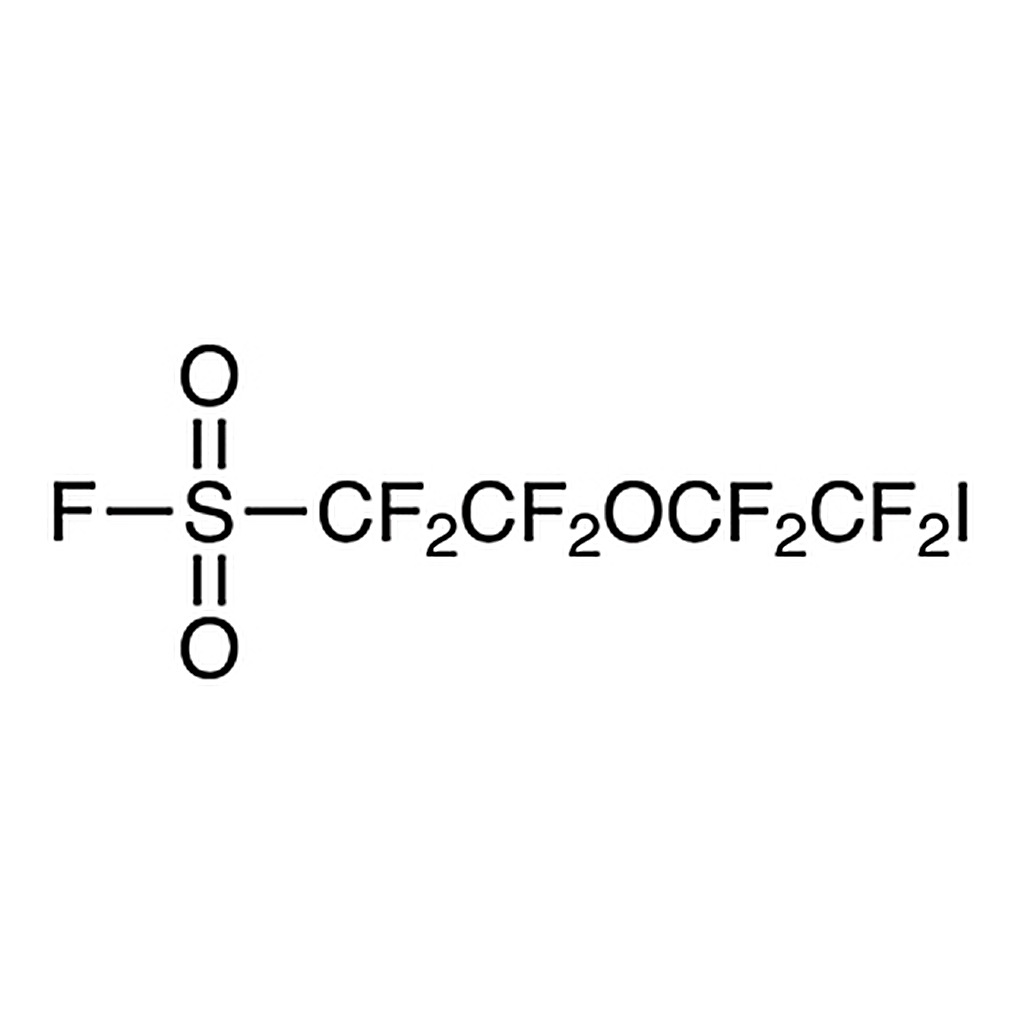 TCI Tetrafluoro-2-(tetrafluoro-2-iodoethoxy)ethanesulfonyl Fluoride (stabilized with Na2S2O3)
