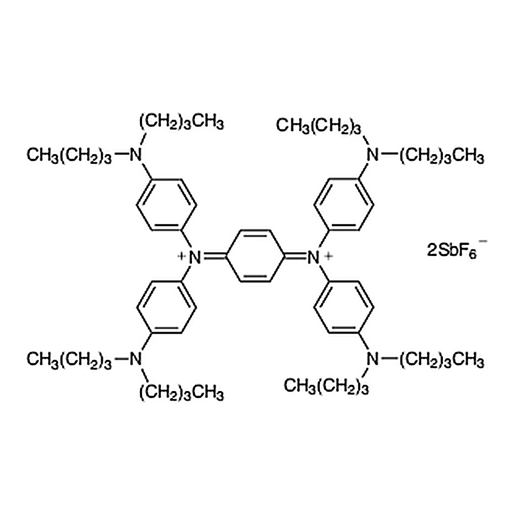 TCI N,N,N',N'-Tetrakis(4-dibutylaminophenyl)-1,4-benzoquinone Diiminium Bis(hexafluoroantimonate)
