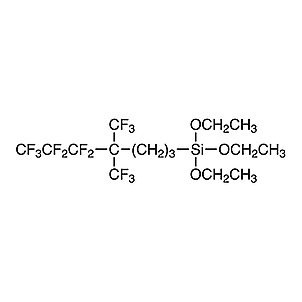 TCI Triethoxy[5,5,6,6,7,7,7-heptafluoro-4,4-bis(trifluoromethyl)heptyl]silane