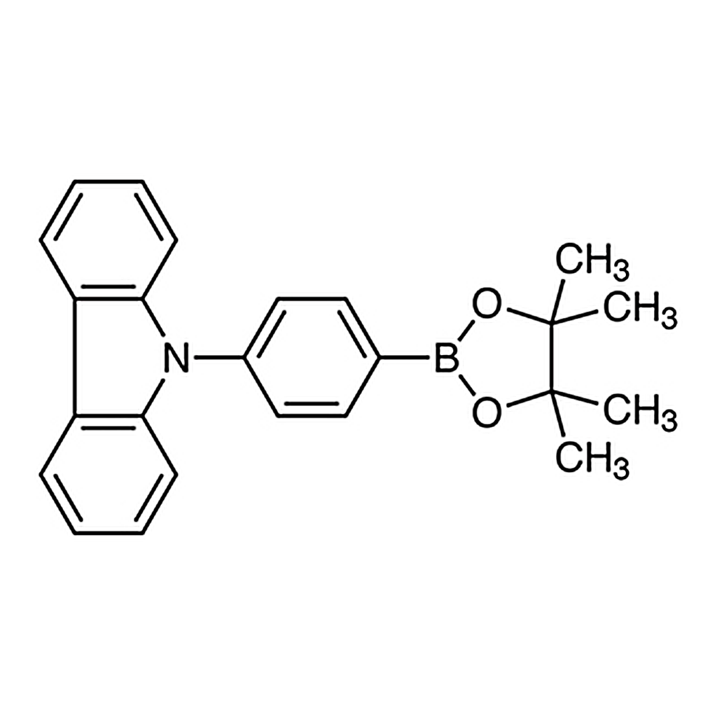 TCI 9-[4-(4,4,5,5-Tetramethyl-1,3,2-dioxaborolan-2-yl)phenyl]-9H-carbazole