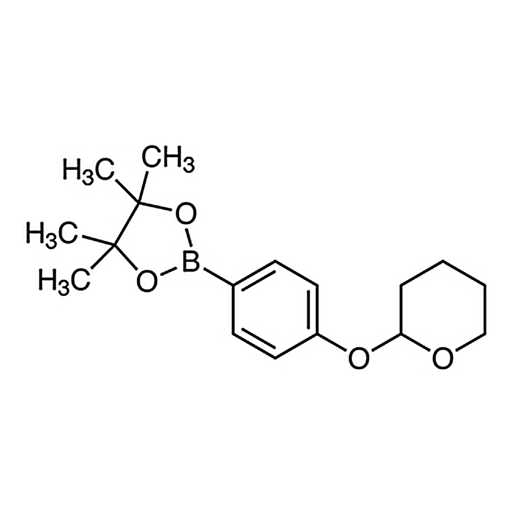 TCI 4,4,5,5-Tetramethyl-2-[4-[(tetrahydro-2H-pyran-2-yl)oxy]phenyl]-1,3,2-dioxaborolane