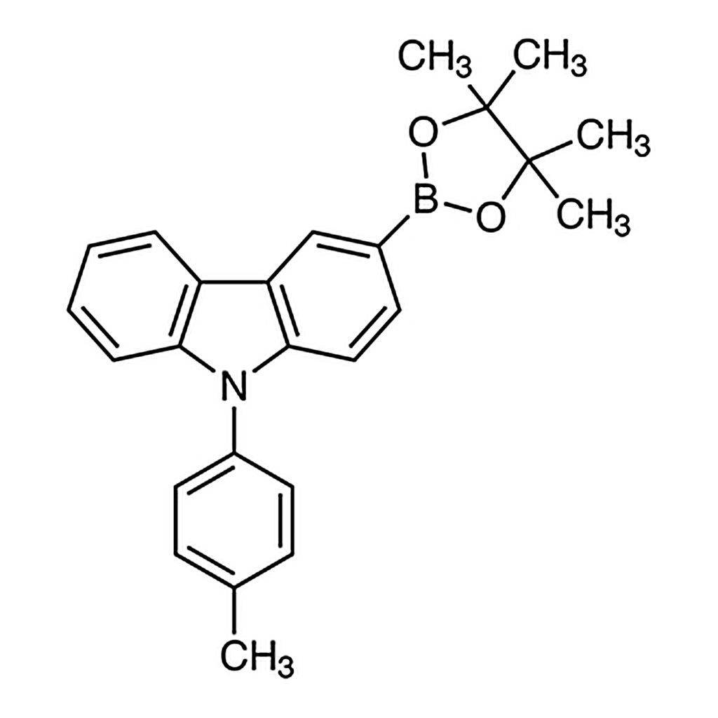 TCI 3-(4,4,5,5-Tetramethyl-1,3,2-dioxaborolan-2-yl)-9-(p-tolyl)-9H-carbazole