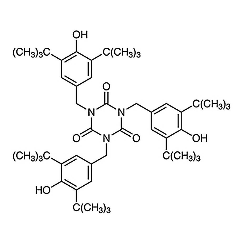 TCI 1,3,5-Tris(3,5-di-tert-butyl-4-hydroxybenzyl)-1,3,5-triazinane-2,4,6-trione