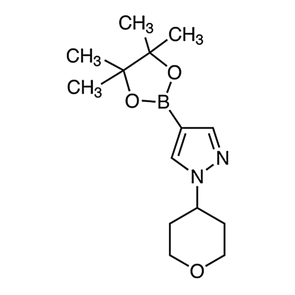 TCI 1-(Tetrahydro-2H-pyran-4-yl)-4-(4,4,5,5-tetramethyl-1,3,2-dioxaborolan-2-yl)-1H-pyrazole