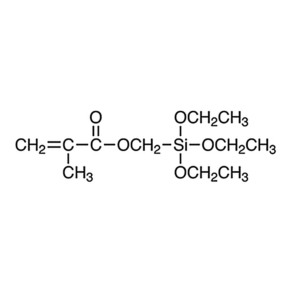 TCI (Triethoxysilyl)methyl Methacrylate (stabilized with MEHQ)