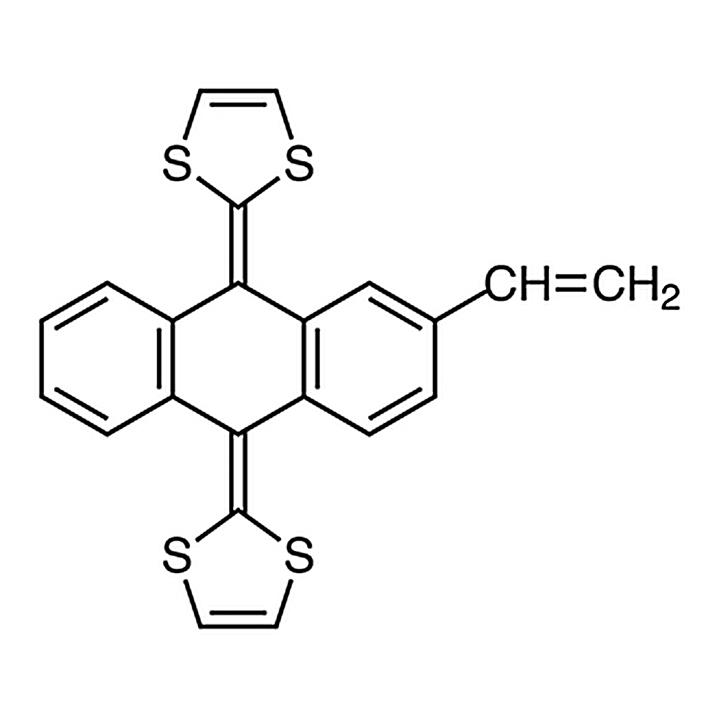 TCI 2,2'-(2-Vinylanthracene-9,10-diylidene)bis(1,3-dithiole)