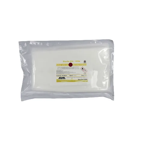 STERILE DE 70% IN WFI 4YPIN ECONOMY POUCH WIPES 30 GSM