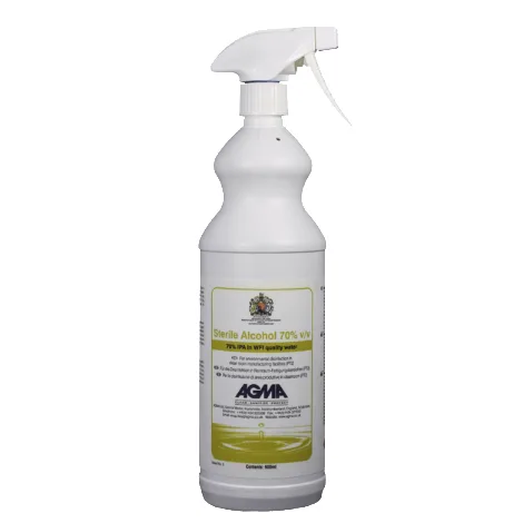 STERILE DE 70% IN WFI 900ML TRIGGER SPRAY