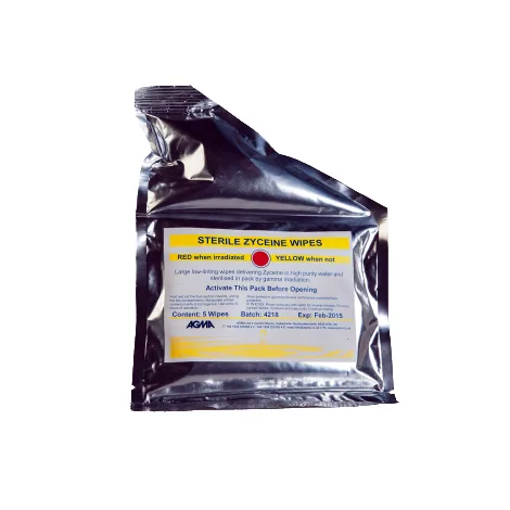 STERILE ZYCEINE IN WFI HIGH QUALITY WIPES 68 GSM