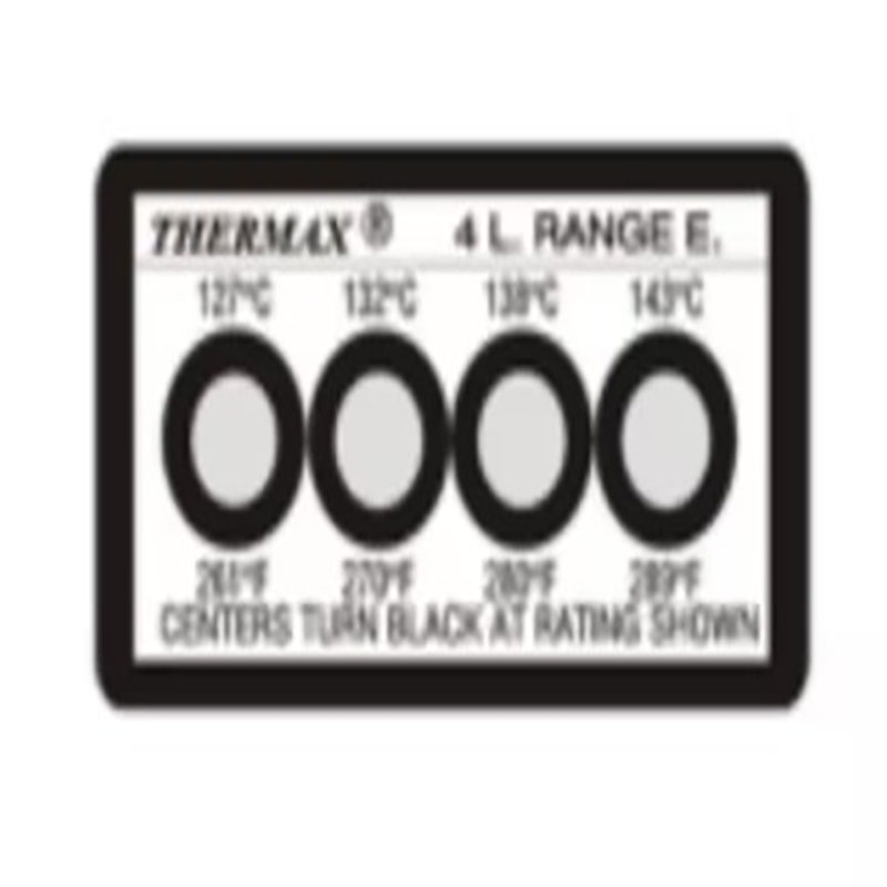 THERMAX 4 LEVEL IRREVERSIBLE STRIP RANGE