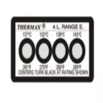 THERMAX  4 LEVEL IRREVERSIBLE STRIP RANGE