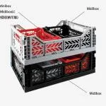 AS ONE Folding Container PS, 멀티웨이박스