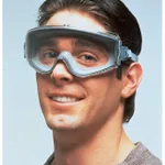 Thermo Fisher Scientific Uvex Stealth Chemical-Splash Goggles, Clear lens w/Uvextreme AF; Teal/gray body; Neoprene headband