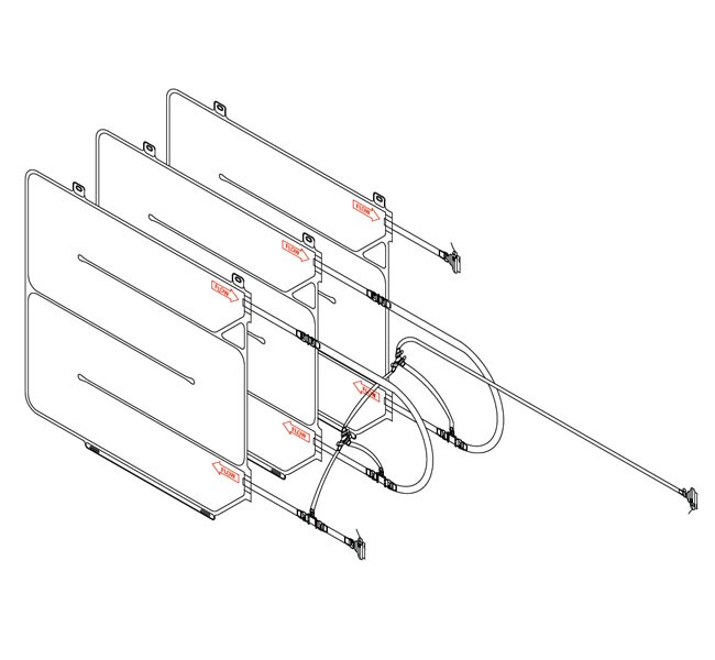Thermo Fisher Scientific DHX Heat Exchanger BioProcess Container (BPC), ASI 26/77 film, ReadyMate connections, drain ports, three 6-L BPCs