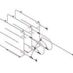 Thermo Fisher Scientific DHX Heat Exchanger BioProcess Container (BPC), ASI 26/77 film, ReadyMate connections, drain ports, three 6-L BPCs