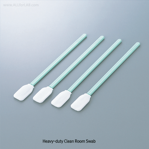 Daihan Science Heavy-duty Clean Room Swab, Polyester-Tip, Length 127.5mm<br>With PP-Handle, 크린룸