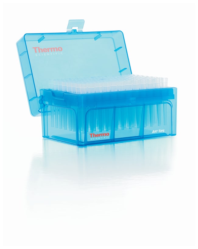 Thermo Fisher Scientific ART Non-Filtered Pipette Tips, 1000 LR, Hinged Rack, Sterile