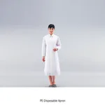 Daihan Science Disposable Apron, PE, Free-size, 일회용 앞치마