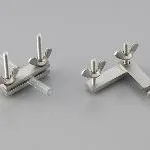 AS ONE Pinch Cock Tubing Clamp SUS, 스테인리스 핀치콕클램프