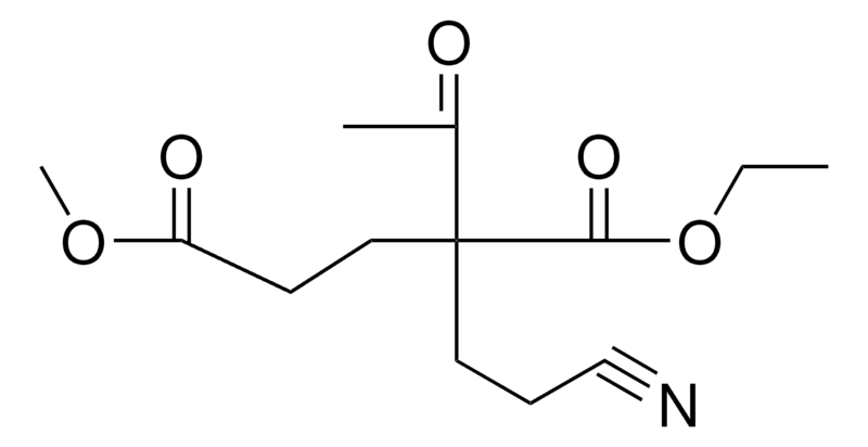 Merck 1-ETHYL 5-METHYL 2-ACETYL-2-(2-CYA