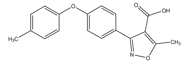 Merck 3-(4-(p-Tolyloxy)phenyl)-5-methylisoxazole-4-carboxylic acid