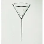 Thermo Fisher Scientific PYREX 60° Angle Fluted Funnel with Long Stem