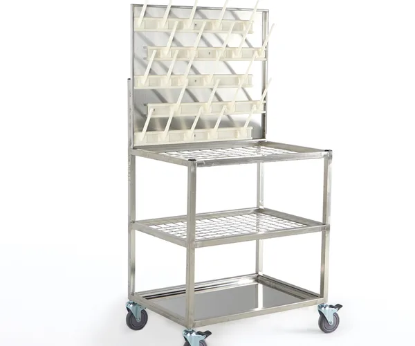 Drying Rack Cart 이동식 초자 건조대