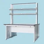 Modular Laboratory Center Table 모듈식 중앙 실험대, 선반형