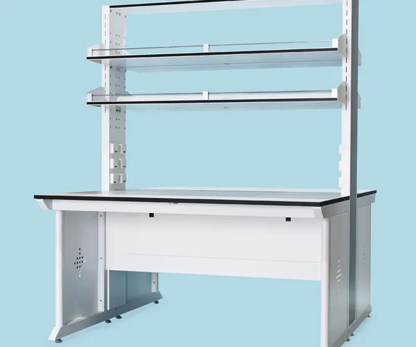 Modular Laboratory Center Table 모듈식 중앙 실험대, 선반형