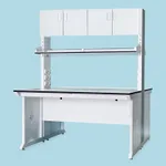 Modular Laboratory Center Table 모듈식 중앙 실험대, 상부장 선반형