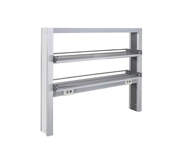 Shelf for Frame-type Laboratory Center Table 프레임형 중앙실험대용 시약대, 철재형 2단 선반