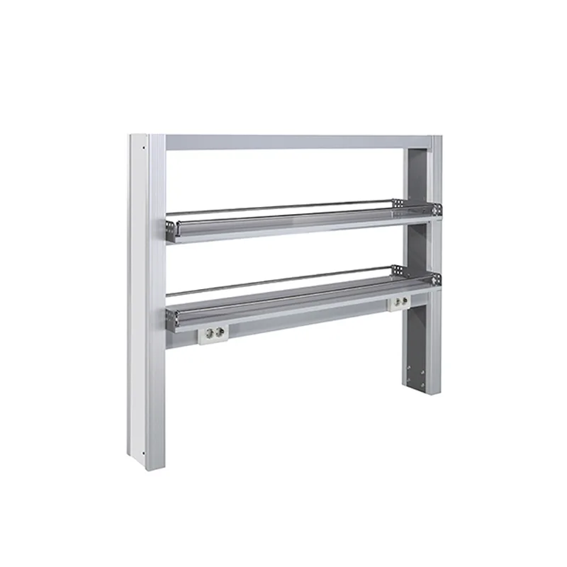 Shelf for Frame-type Laboratory Center Table 프레임형 중앙실험대용 시약대, 철재형 2단 선반