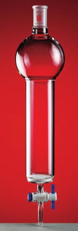 Merck Synthware(TM) chromatography column with reservoir, coarse fritted disc and PTFE stopcock