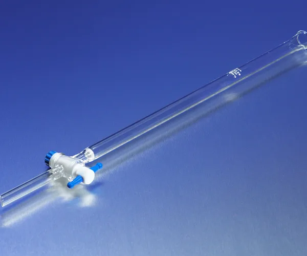 PYREX® Chromatography Column with Coarse Fritted Disc and PTFE Product Standard Stopcock
