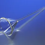 PYREX® Plain 60° Angle Funnels, Long Stem