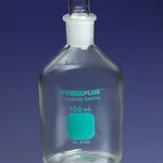 PYREXPLUS® Narrow Mouth Reagent Storage Bottles with Standard Taper Stopper