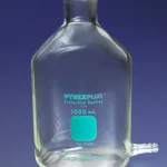PYREXPLUS® Protective Coating Aspirator Bottles with Bottom Sidearm