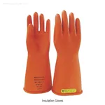 Daihan Science Novax Insulation Glove, Raw Rubber, Orange Color, up to AC1,000V & 7,500V, Leng