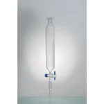 Supertek Dropping Funnel, Cylindrical, Plain, With Polypropylene Stopper, With Socket