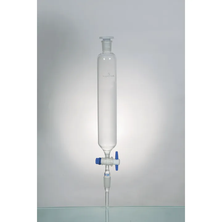Supertek Dropping Funnel, Cylindrical, Plain, With Polypropylene Stopper, With Socket